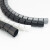 玛仕福 电线开口式包线管 线缆收纳理线器缠绕管束线带管保护套 黑色28mm 2米长+夹