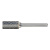 伍尔特官方（WURTH）0616001021 MX齿不锈钢用硬质合金带端齿磨头-D8-WL19MM