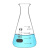 SY4062 玻璃锥形瓶 带刻度化学实验室敞口烧杯 高硼硅三角烧瓶 广口500ML