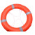防汛应急游泳实心塑料救生圈专业船用泡沫求生圈免充气防护 PU泡沫成人圈