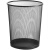 Cleapon 垃圾桶 金属铁丝网分类垃圾桶 酒店办公卫生间圆形大号纸篓垃圾筒黑色 15L CL4004