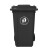 AP 加厚环保专用垃圾桶垃圾分类带盖垃圾桶 BG-240L 起订量10个 灰色