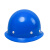 懒牛安全帽工地国标ABS 玻璃钢加厚透气-蓝色工地建筑用头盔