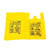 鹿色  工业加厚黄色垃圾袋 一次性  100只/包45*50cm15L平口