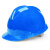 安全帽工地男 透气玻璃钢建筑工程施工领导 监理国标定制印字头盔 ABS透气V型--蓝