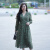 SAVC广州十三行连衣裙新款2024微胖女装显瘦套装30-40岁春季遮肉时尚 绿色 4XL