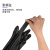 科研手套实验操作箱厌氧箱手套丁基橡胶长臂手套替霍8B1532 700*160*1.2 黑色天然乳胶 均码