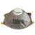 耐呗斯 NBS9503VC杯形口罩 活性炭口罩KN95级别防粉尘防颗粒物工业口罩 有呼气阀 15只/盒