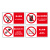 稳斯坦 WJL0006 安全出口安全标识A款 消防安全标识标牌指示牌警告牌 15 *30cm背胶(3张）
