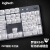 罗技（Logitech）适配罗技K845机械键盘双皮奶布丁PBT高颜值 白色办公电竞网吧青轴 白色布丁 pbt材质 红轴线性声音较小