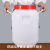 水杉20L白圆桶加厚20升塑料桶圆水桶蜂蜜桶发酵桶带盖废液桶耐酸碱化工桶