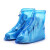 竹特 应急雨靴雨鞋套 蓝色 36-37码  防雨防水男女通用加厚防滑耐磨PVC透明高帮雨靴 企业定制