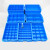 长方形塑料盒子分格箱零件多格螺丝盒整理盒周转箱定制 48格箱蓝色外径45035752 蓝色新料