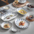 大鱼盘 大号日式碗盘子陶瓷餐具家用简约餐盘碗碟汤碗大号鱼盘组合创意餐具 5.25寸 国兰-梯形碗