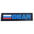 逃离塔科夫周边 夜光橡胶徽章魔术贴 BEAR USEC阵营PVC软胶臂章 bear blue12*3CM