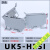 保险端子UK5-HESI导轨式保险接线端子排UK5RD熔断器底座4MM平方 UK5-HESI黄色带24V绿灯50只