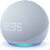 适用定制2022款Amazon Echo Dot 5代智能音箱Alexa时钟版儿童版 5代Echo dot 蓝色+时钟-国内现 官方标配