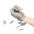 恒百思不锈钢钢丝手套防切割电锯屠宰裁剪验厂金属安全工业防割5级手套 三指尼龙腕带(单只) XXS