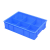 华宇科耐 S318塑料分格式零件盒 大号6格蓝色 440*320*100