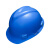 梅思安/MSA V-Gard ABS标准型超爱戴帽衬 V型无孔安全帽施工建筑工地劳保男女防撞头盔 蓝色 1顶装 企业专享