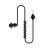 乐廷（Rolton）3.5mm单听耳机单边手机耳机真空螺旋管空气导管MP3/4蓝牙用 黑色