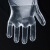 者也 一次性手套食品烘焙餐饮加厚耐用塑料透明薄膜PE厨房防水龙虾手套透明手套1g