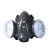 防尘口罩防工业粉尘硅胶电焊打磨煤矿化工面具KN95面罩 一个口罩加五包滤棉（100片）