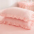 莱子家纺 韩版公主蕾丝床裙式四件套床罩四件套花边纯色磨毛床套多件套 米黄色 1.8m(6英尺)床