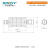 XINQY 芯启源SMA 射频同轴信号衰减器 10W DC-6G 1-40dB 大功率 固定衰减器 DC-6GHz 功率10W 衰减值3dB