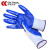 成楷科技 挂胶手套 CKS-JDJ01 劳保工作13针尼龙丁腈涂掌防滑耐磨耐油  蓝白色 12双/包