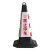 斯铂格 反光路锥 雪糕筒路障柱隔离墩 交通安全锥 标识警示设施 斜纹警示红白4斤 BGT-32