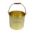 防爆铜桶带盖铜消防桶加油站专用铜桶加厚直型消防铜制油桶 一体成型直型20L