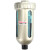 气动空压机过滤器气动自动排水器AD402-04储气罐末端排水阀 浅蓝色