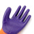 瑞珂韦尔（Rockwell）NL2006 丁腈半浸胶劳保手套13针编织耐油耐磨透气安全手套工作防护手套紫色8寸 12双装