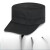 LISM新式保安帽物业门卫执勤帽春夏款网眼可调节男女通用平顶作训 黑色半网买一一发两顶 可调节 适合头围55-61