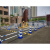 SMVP道路护栏围挡蓝白红白隔离墩塑料小水马水马市政交通设施水马围栏 2米蓝白连接杆