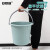 安赛瑞 塑料水桶 洗车桶 加厚手提水桶 13L 多功能清洁储水桶洗衣拖把桶 粉色 710914