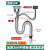 厨房洗菜盆下水管配件洗碗池水槽排水管不锈钢下水器 60CM加厚304不锈钢管+钢头+溢水