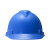 梅思安/MSA V-Gard ABS标准型超爱戴帽衬 V型无孔安全帽施工建筑工地劳保男女防撞头盔 蓝色 1顶装 企业专享