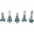 EC11/EC16旋转编码器15/20mm梅花半轴柄音响数字电位器带按键开关 EC11半轴柄15mm带开关
