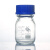 牌螺口蓝盖瓶试剂瓶透明棕色25 50 100 250 500 1000ml丝口瓶流动 透明1000ml蜀牛蓝盖瓶