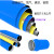 压缩空气铝合金节能空压管道接头三通弯头配件齐全 DN20铝合金管道5.8米 蓝黄