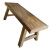 全友家私老榆木凳子长条凳原木风化实木复古矮凳换鞋凳老门板餐凳定制 1米长25宽4550高