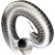 PULIJIE 3寸75mm耐高温排气管不锈钢金属软管防火管排废气管通风管波纹管 75mm3米