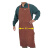 威特仕蛮牛王皮制焊服 蛮牛王护胸围裙44-7148(裙长122cm)咖啡色