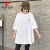 皮尔卡丹2024夏装新款女士纯棉短袖t恤大码女装胖mm遮肉显瘦上衣体恤 白色 M(建议100斤以内)