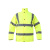博迪嘉 CN032新款雨衣套装 反光透气雨衣防寒服工作服 荧光黄色 M码1套