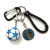 纵月切尔西利物浦皇马大巴黎AC米兰国米足球俱乐部球迷钥匙扣挂件饰品 阿森纳