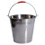 卫洋 不锈钢水桶 环卫物业酒店宾馆储物桶垃圾桶清洁桶 10L无盖 不锈钢水桶