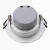 正辉 （CHHI）NXW2301-3W 220V LED超薄筒灯 （计价单位：个） 银色